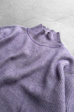 画像をギャラリービューアに読み込む, LAMBS WOOL TURTLE NECK KNIT SWEATER / PURPLE [SIZE: M USED]
