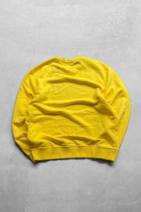 21SS PULLOVER GRAPHIC LOGO PRINT SWEATSHIRT / YELLOW [SIZE: M USED]