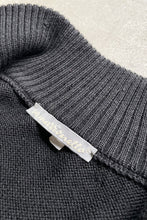画像をギャラリービューアに読み込む, MADE IN ITALY 90&#39;S VIRGIN WOOL DRIVERS KNIT SWEATER / BLACK [SIZE: L USED]
