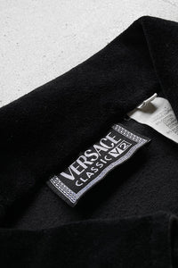 MADE IN ITALY CLASSIC V2 L/S VELOUR SHIRT / BLACK [SIZE: XL USED]