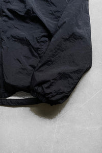 90'S ZIP HOODIE PUFF JACKET  / BLACK [SIZE: L USED]