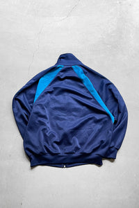 80'S ZIP UP TRACK JACKET  / NAVY [SIZE: L USED]