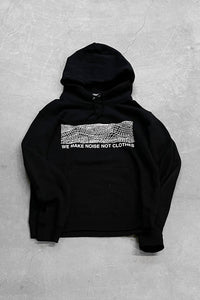 18SS WE MAKE NOISE NOT CLOTHES SWEAT HOODIE / BLACK [SIZE: 3 USED]