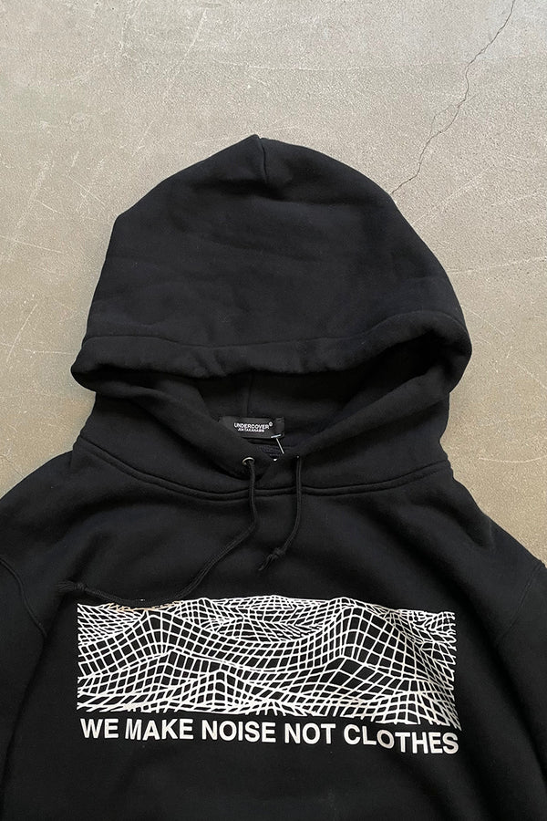 18SS WE MAKE NOISE NOT CLOTHES SWEAT HOODIE / BLACK [SIZE: 3 USED]