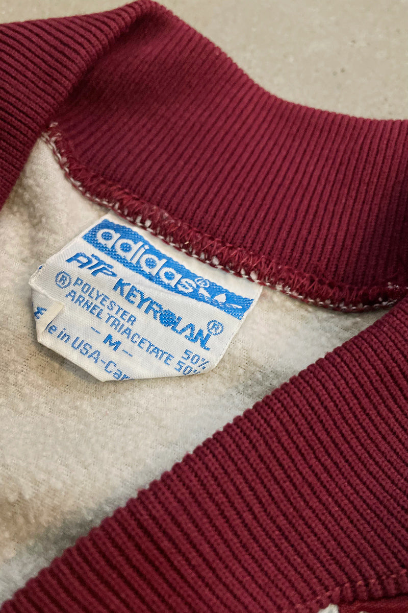 MADE IN USA 70'S ATP KEYROLAN TRACK JACKET  / SILVER/RED[SIZE: M USED]