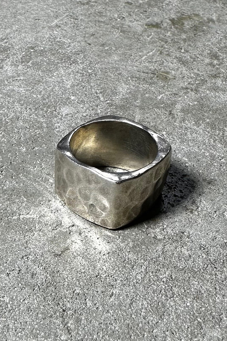 MADE IN MEXICO 925 SILVER RING /SILVER [SIZE: 20.5号相当 USED]