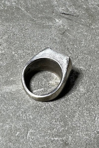 925 SILVER SIGNET RING /SILVER [SIZE: 17.5号相当USED]
