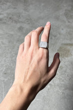 画像をギャラリービューアに読み込む, 925 SILVER SIGNET RING /SILVER [SIZE: 17.5号相当USED]
