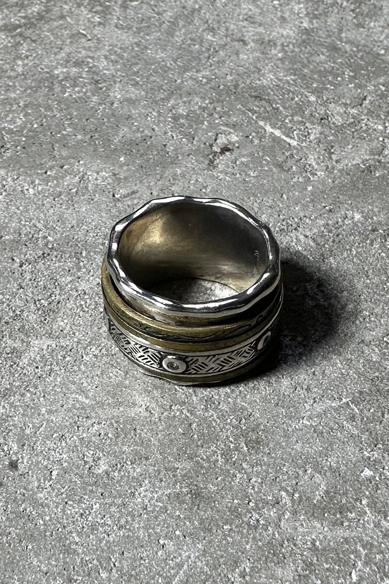 925 SILVER RING [SIZE: 16号相当 USED]