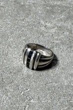 画像をギャラリービューアに読み込む, 925 SILVER RING W/ONYX	SILVER [SIZE: 13.5号相当 USED]

