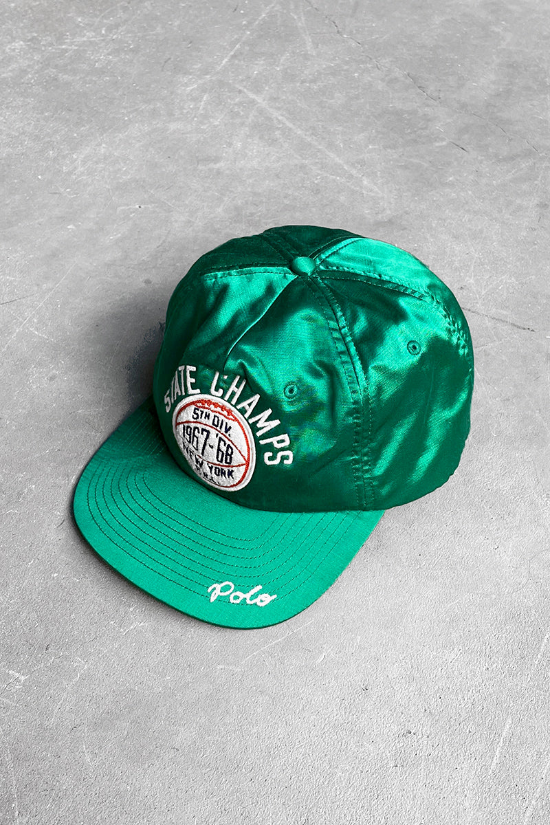 復刻 STATE CHAMPS BASEBALL CAP / GREEN [SIZE: ONE SIZE NOS/DEADSTOCK]