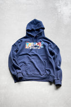 画像をギャラリービューアに読み込む, 21&#39;S 40TH ANNIVERSARY HOODIE SWEATSHIRT USA企画品 / NAVY [SIZE: L USED]
