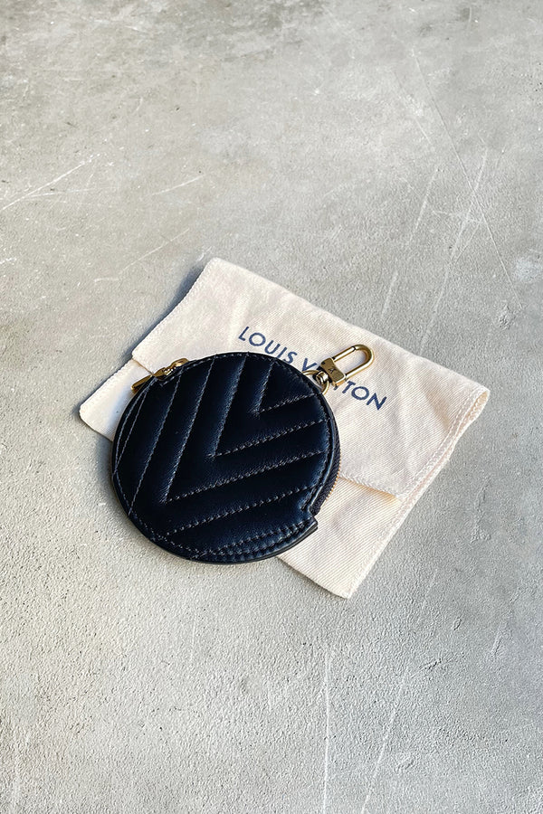LEATHER COIN CASE W/COTTON BAG [SIZE: ONE SIZE USED]