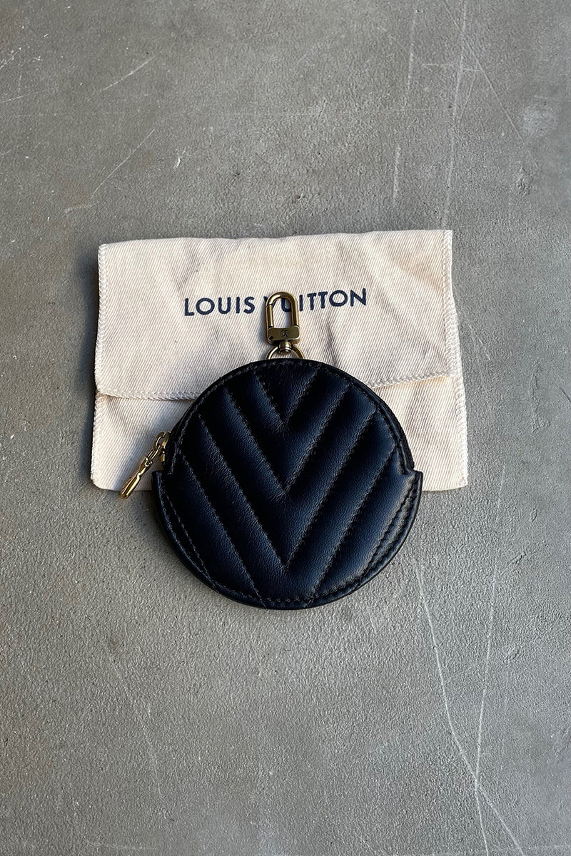 LEATHER COIN CASE W/COTTON BAG [SIZE: ONE SIZE USED]
