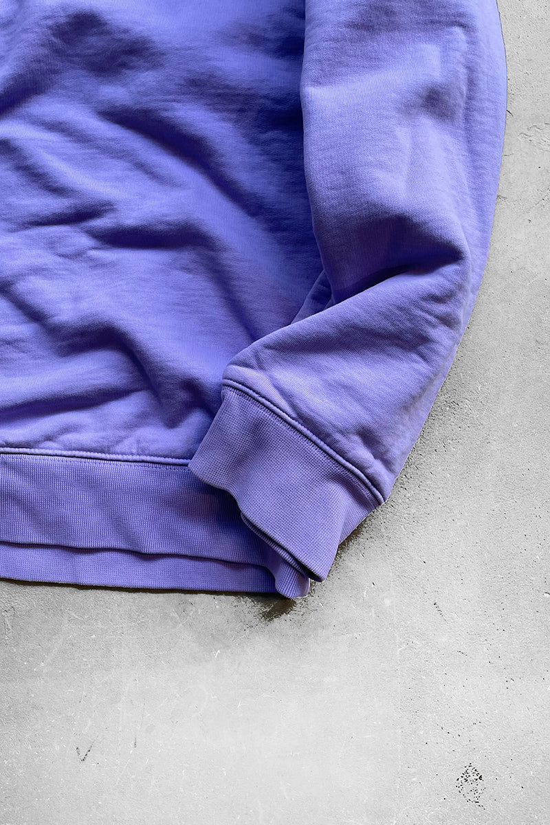 LOGO PRINT SWEATSHIRT / PURPLE [SIZE: L USED]