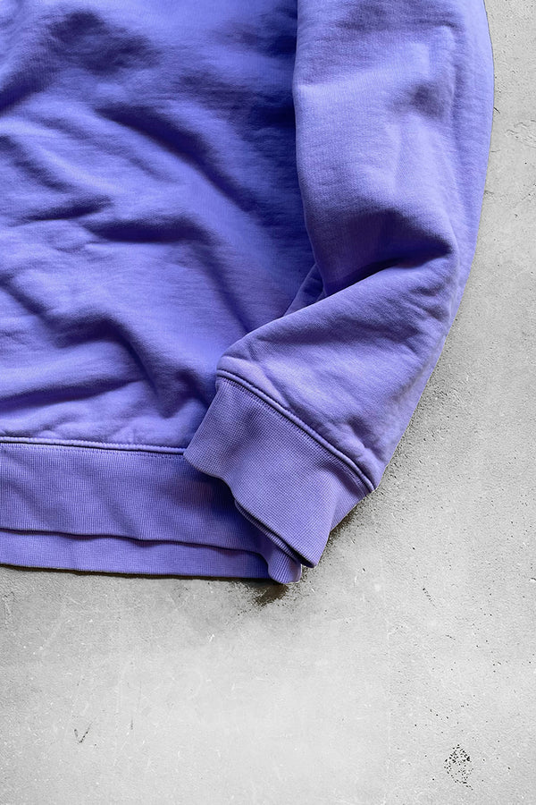 LOGO PRINT SWEATSHIRT / PURPLE [SIZE: L USED]