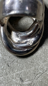 MADE IN ISRAEL 925 SILVER RING / SILVER [SIZE: 15.5号相当 USED]