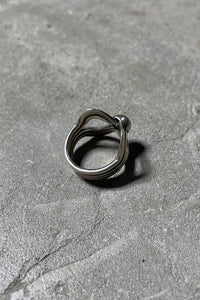 925 SILVER RING / SILVER [SIZE: 17.5号相当 USED]