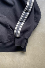 画像をギャラリービューアに読み込む, MADE IN PORTUGAL LINE HOODIE SWEATSHIRT / BLACK [SIZE: L USED]
