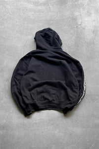 MADE IN PORTUGAL LINE HOODIE SWEATSHIRT / BLACK [SIZE: L USED]