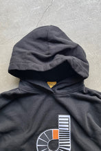 画像をギャラリービューアに読み込む, LOGO HOODIE SWEATSHIRT  / BLACK [SIZE: L USED]
