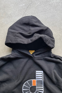 LOGO HOODIE SWEATSHIRT  / BLACK [SIZE: L USED]