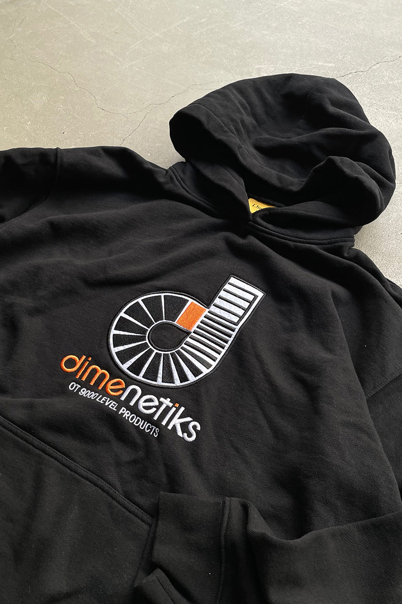 LOGO HOODIE SWEATSHIRT / BLACK [SIZE: L USED]