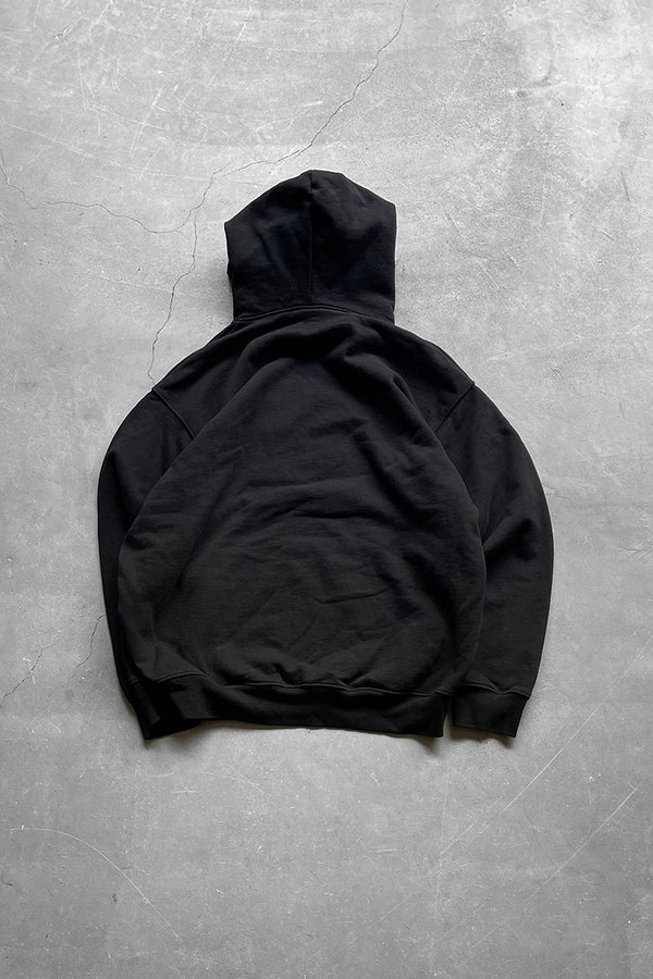 LOGO HOODIE SWEATSHIRT / BLACK [SIZE: L USED]