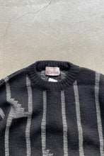 画像をギャラリービューアに読み込む, MADE IN ENGLAND 90&#39;S GEOMETRIC PATTERN WOOL KNIT SWEATER / STRIPE [SIZE: M USED]
