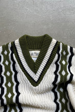 画像をギャラリービューアに読み込む, 70&#39;S WOOL V-NECK SWEATER / IVORY [SIZE: M USED]
