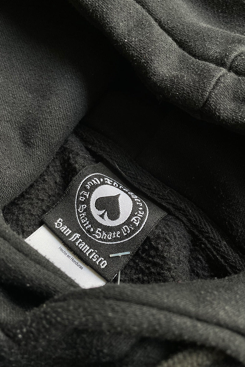 HOODIE SWEATSHIRT USA Model / BLACK [SIZE: L USED]