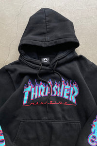 HOODIE SWEATSHIRT USA企画品 / BLACK [SIZE: L USED]