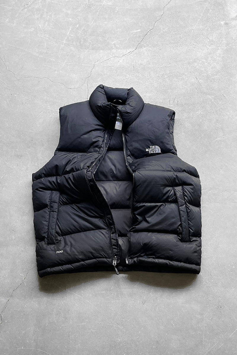 Y2K EARLY 00'S 700FILL GOOSE DOWN VEST / BLACK USA EDITION [SIZE: M USED]