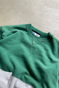 MADE IN USA 90'S HIGH COTTON SWEATSHIRT / GREEN [SIZE: M USED]