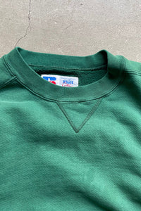 MADE IN USA 90'S HIGH COTTON SWEATSHIRT / GREEN [SIZE: M USED]