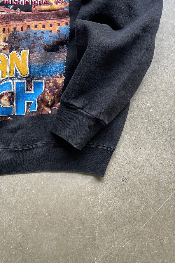 97'S MADE IN PAKISTAN MILLION MARCH SWEATSHIRT / BLACK [SIZE: XL USED]