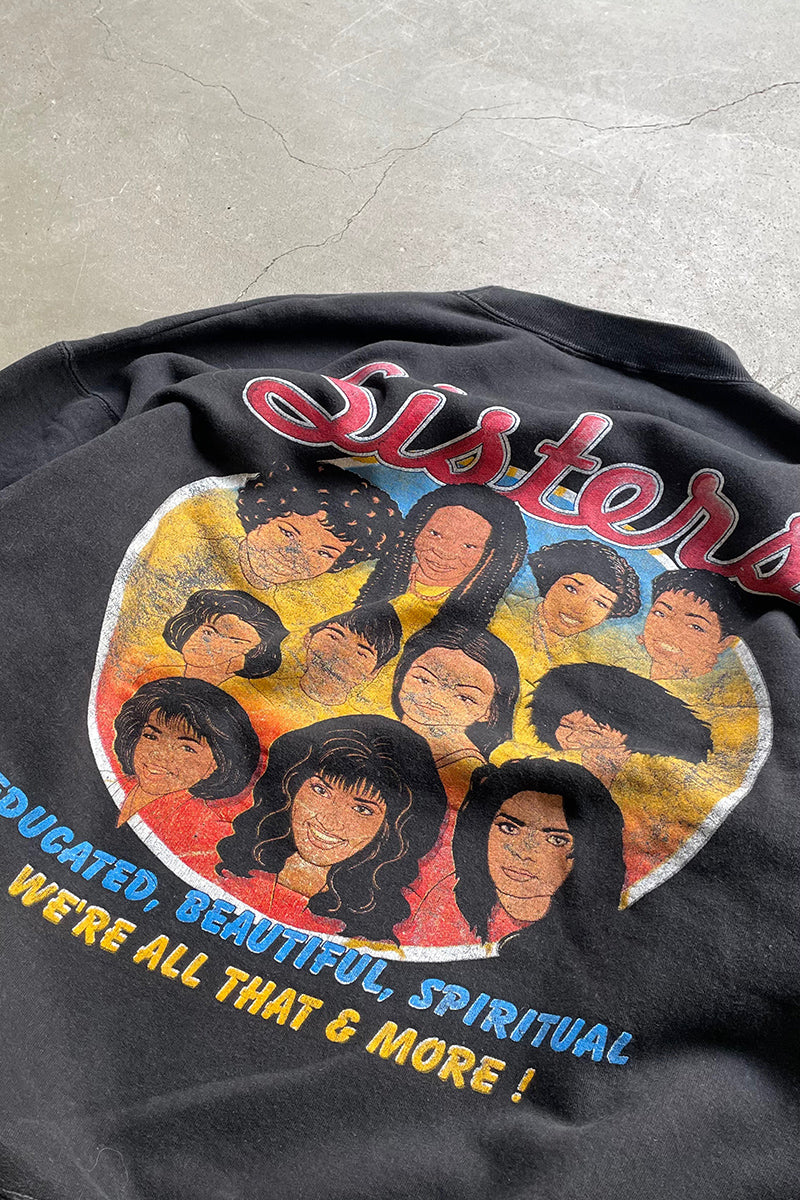 97'S MADE IN PAKISTAN MILLION MARCH SWEATSHIRT / BLACK [SIZE: XL USED]