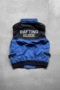 90'S RAFTING GUIDE NYLON VEST / BLACK [SIZE: XL USED]