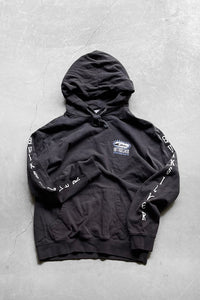 MADE IN IN PAKISTAN 90'S SWEAT HOODIE  / BLACK [SIZE: M USED]