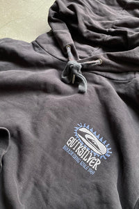 MADE IN IN PAKISTAN 90'S SWEAT HOODIE  / BLACK [SIZE: M USED]