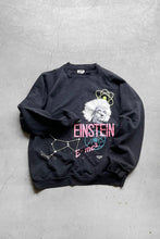 画像をギャラリービューアに読み込む, MADE IN CANADA 90&#39;S EINSTEIN SWEATSHIRT / BLACK [SIZE: L USED]
