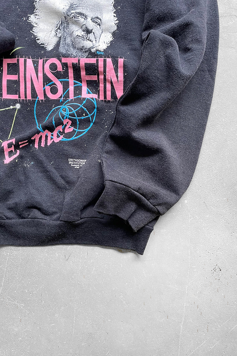 MADE IN CANADA 90'S EINSTEIN SWEATSHIRT / BLACK [SIZE: L USED]