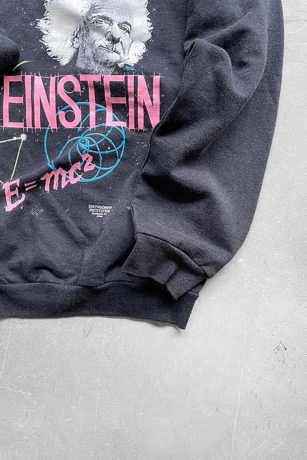 MADE IN CANADA 90'S EINSTEIN SWEATSHIRT / BLACK [SIZE: L USED]
