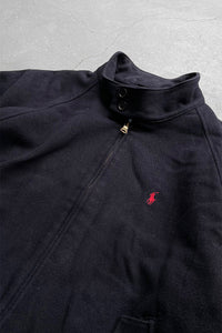 80'S ZIP UP WOOL JACKET / BLACK [SIZE: L USED]