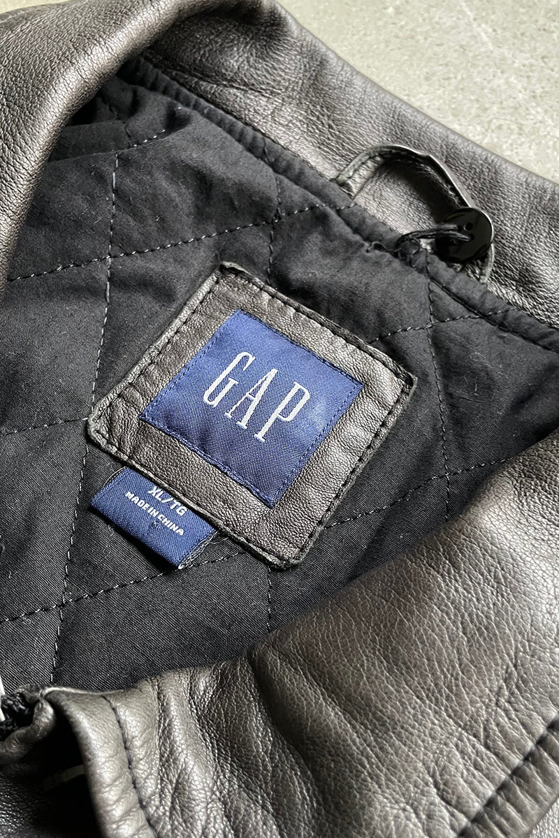 07'S G-1 TYPE LAMB LEATHER JACKET / BLACK [SIZE: XL USED]
