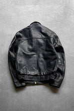 画像をギャラリービューアに読み込む, MADE IN USA LEATHER JACKET / BLACK [SIZE: 34 USED]
