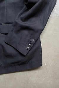 DOUBLE TAILORED JACKET / BLACK [SIZE: 50 USED]