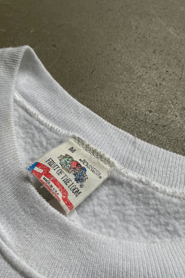 MADE IN USA 90'S JORDAN SWEATSHIRT / WHITE [SIZE: M USED]