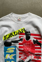 画像をギャラリービューアに読み込む, MADE IN USA 90&#39;S JORDAN SWEATSHIRT / WHITE [SIZE: M USED]
