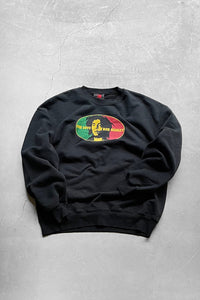 Y2K 00'S BOB MARLEY SWEATSHIRT / BLACK [SIZE: L USED]